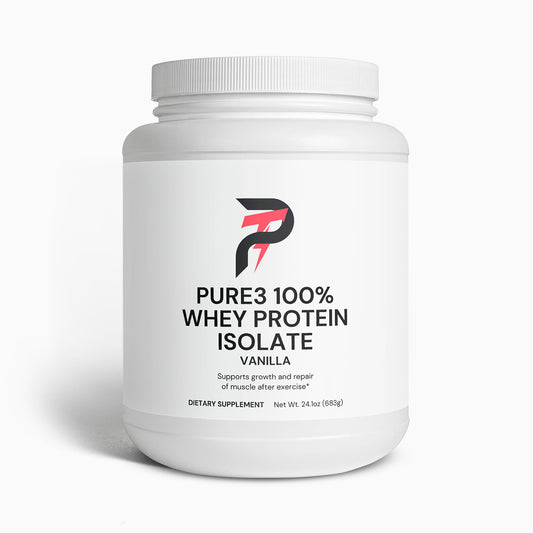 Pure3 100% Whey Protein Isolate (Vanilla)