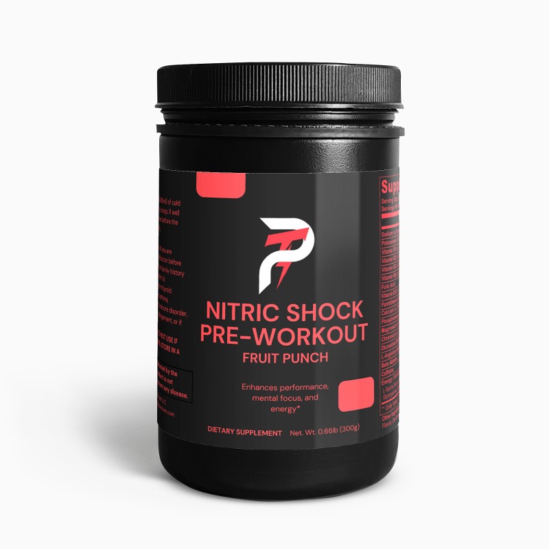 Nitric Shock Pre-Workout Powder (Fruit Punch)